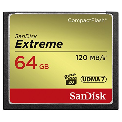 Product Cover SanDisk Extreme 64GB CompactFlash Memory Card UDMA 7 Speed Up to 120MB/s