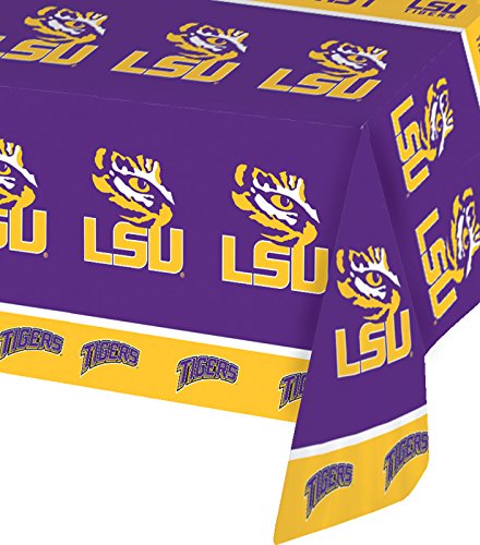 Product Cover Creative Converting Louisiana State University Plastic Tablecloth