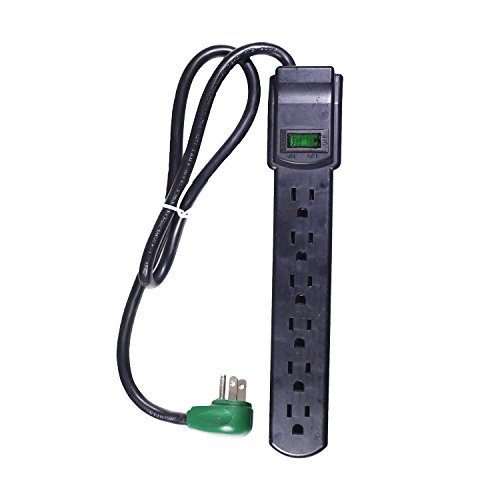 Product Cover GoGreen Power GG-16103MSBK 6 Outlet Surge Protector w/ 2.5' Cord