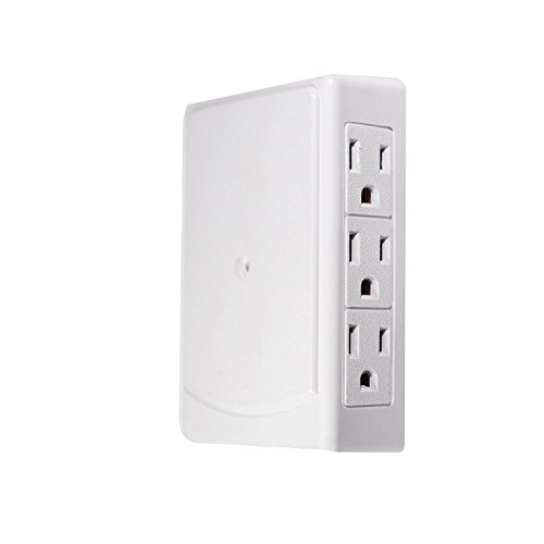 Product Cover GoGreen Power GG-16000TSM - 6 Outlet Side Mount Wall Tap Adapter, White