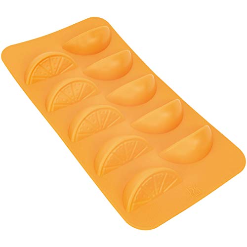 Product Cover Fairly Odd Novelties FON-10172 Orange Slices Ice Cube Tray Fun Fruit Shaped Food Molding Gift, One Size