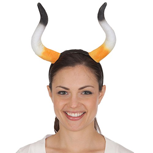 Product Cover Adult Large Steer Satyr Goat Bull Animal Viking Horns Headband Costume Accessory