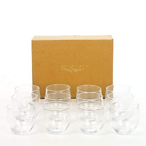 Product Cover Hosley's Set of 12 Clear Glass Tea Light Holders - 2.5 Diameter. Ideal Pack for Weddings, Parties by Unknown