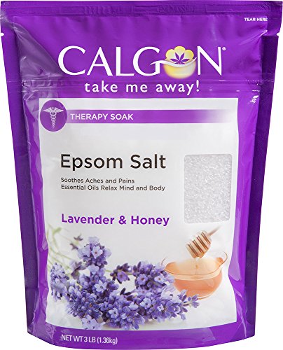 Product Cover Calgon Rejuvenating Epsom Salt (Lavender and Honey, 48-Ounce)