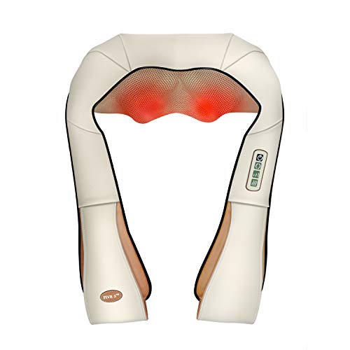 Product Cover FIVE S FS8801 Deep Tissue 3D Kneading Shiatsu Neck, Shoulder, Back, Leg and Foot Massager Pillow with Heat, Beige