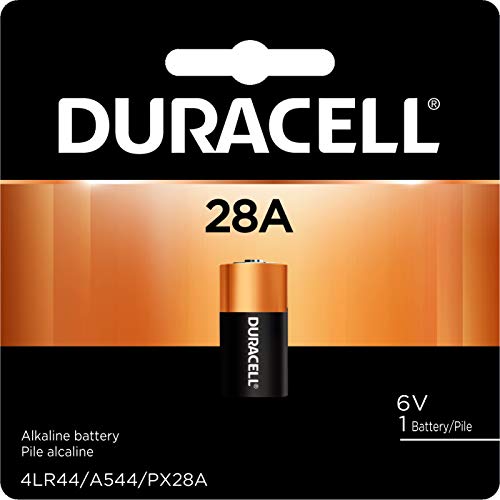Product Cover Duracell - 28A 6V Specialty Alkaline Battery - Long Lasting Battery - 1 Count (Pack of 1)