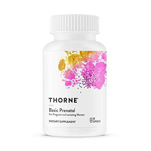 Product Cover Thorne Research - Basic Prenatal - Folate Multivitamin for Pregnant and Lactating Women - 90 Capsules