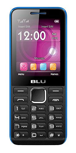 Product Cover BLU Tank II T193 Unlocked GSM Dual-SIM Cell Phone w/ Camera and 1900 mAh Big Battery - Unlocked Cell Phones - Retail Packaging - Black Blue