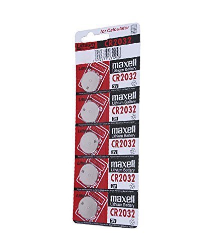 Product Cover Maxell CR2032 Coin Type 3V Lithium Battery (5 Pieces)