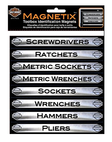Product Cover Harley-Davidson Magnetix Toolbox Identification Magnets, 16 Pack CG47000