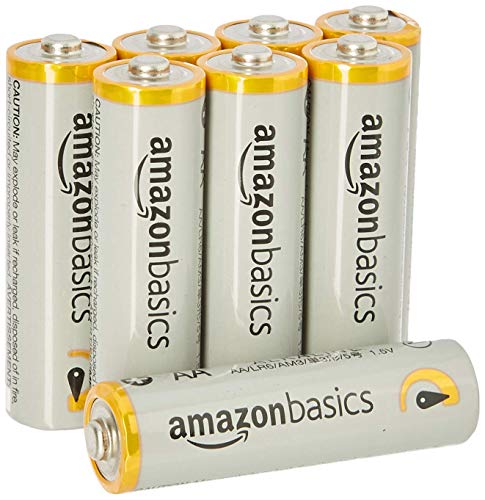 Product Cover AmazonBasics AA Performance Alkaline Non-Rechargeable Batteries (8-Pack) - Packaging May Vary