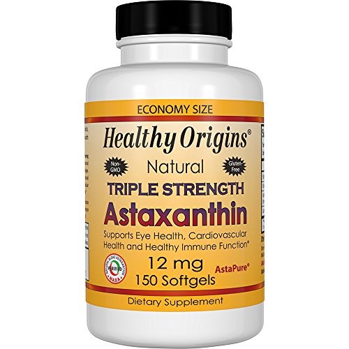 Product Cover Healthy Origins Astaxanthin Triple Strength Gels, 12 mg, 150 Count