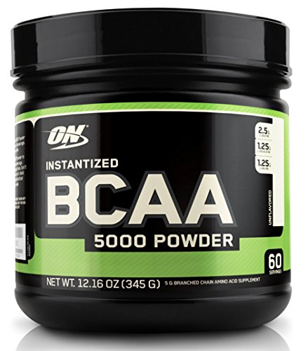 Product Cover OPTIMUM NUTRITION Instantized BCAA 5000mg Powder, Unflavored, Keto Friendly, 60 Servings
