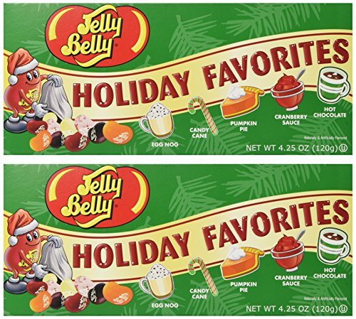 Product Cover (Set/2) Jelly Belly Christmas Holiday Favorite Flavored Candy Beans Gift Box