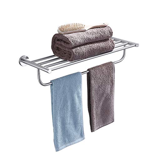 Product Cover KES Towel Rack, with Towel Bar 23 Inch Polished Bathroom Shelf Wall Mount, SUS 304 Stainless Steel, A2110S60