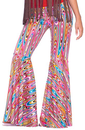 Product Cover Forum Novelties Women's Generation Hippie Wild Swirl Bell-Bottom Costume Pants