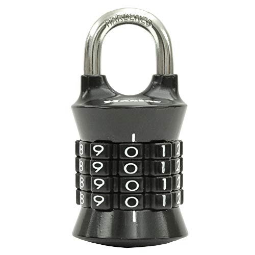 Product Cover Master Lock Padlock, Set Your Own Combination Lock, 1-1/2 in. Wide, Assorted Colors, 1535D