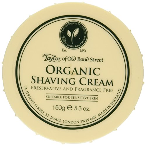 Product Cover Taylor of Old Bond Street Organic Shaving Cream w/Aloe & Jojoba *New* 5.3 oz.