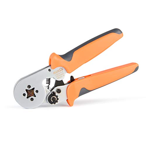 Product Cover IWISS Crimper Plier HSC8 6-4 Self-adjustable Crimping Tools Used for 0.25-6.0mm2 (AWG23-10)Cable End-sleeves--Change the color of handle/Delivery Randomly