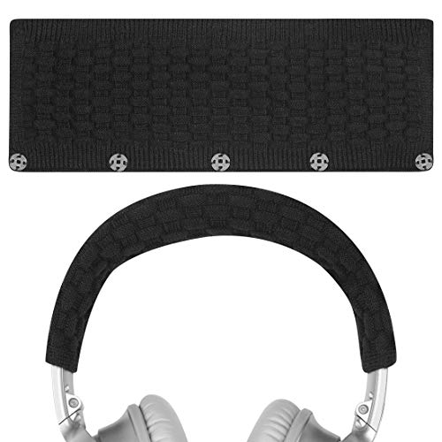 Product Cover Geekria Headphone Headband Cover for Bose QC35 II, QC25, QC15, QC2 Replacement Bose QuietComfort Headband Cover/Comfort Cushion/Top Pad Protector Sleeve (Black)