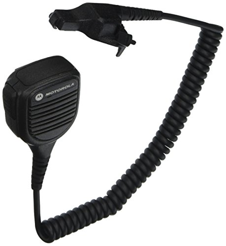 Product Cover Motorola Original OEM PMMN4051 PMMN4051B Windporting Remote Speaker Microphone with 3.5mm Audio Jack, IP55 Water Resistant, Intrinsic Safety Standard FM