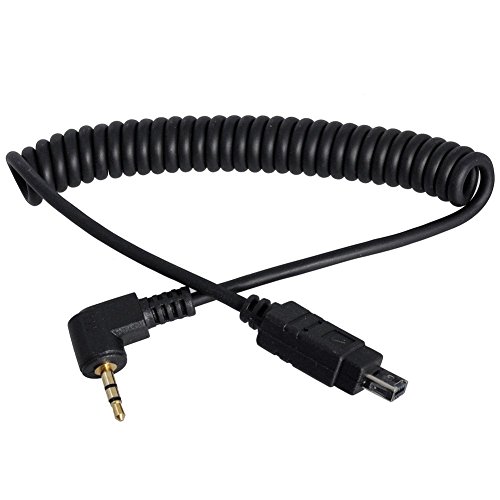 Product Cover Neewer Photography Accessories 2.5mm-N3 Camera Remote Control Shutter Release Cable Cord for Nikon D90/D600/D610/D5000/D5100/D5200/D5300/D7000/D7100/D3100/D3200/DF DSLR Cameras Black