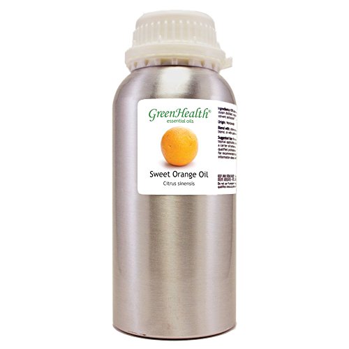 Product Cover GreenHealth Sweet Orange - 32 fl oz (946 ml) Aluminum Bottle w/Plug Cap - 100% Pure Essential Oil