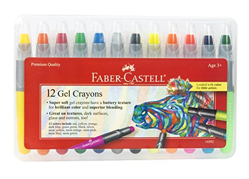 Product Cover Faber-Castell Gel Crayons - 12 Vibrant Colors in Durable Storage Case