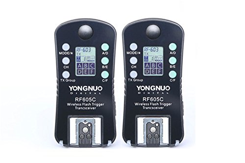 Product Cover YONGNUO Wireless Flash Trigger & Shutter Release RF-605C RF605C for Canon DSLR 1D/7D/5D,10D/20D/30D/40D/50D Series, 60D/70D/400D /500D /600D /700D /1000D Series