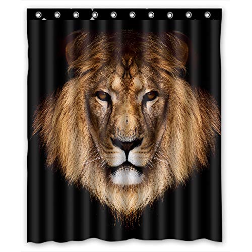 Product Cover FMSHPON Lion Waterproof Polyester Fabric Shower Curtain 60 x 72 Inches