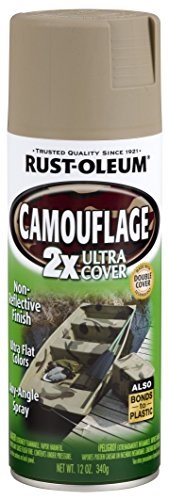 Product Cover Rust-Oleum 279177 Specialty Camouflage Ultra Cover 2X Spray Paint, 12-Ounce, Khaki