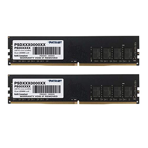Product Cover Patriot Signature Line 8GB 2 x 4GB 288-pin DDR4 PC4-17000 2133MHz Memory Module Kit PSD48G2133K