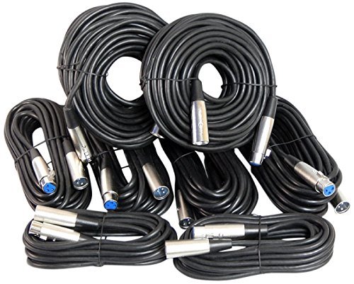 Product Cover Your Cable Store XMF-PAK-1 Mic Cable Kit Two 50', Two 15' & Four 25' XLR Patch Cables