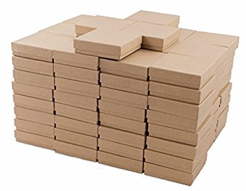Product Cover Kraft Cotton Filled Jewelry Box #33 (Case of 100) (Original Version)