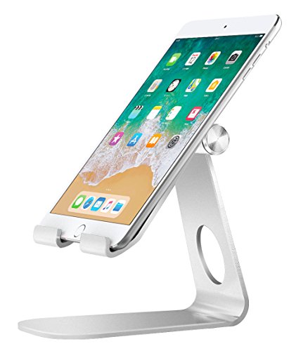 Product Cover MoKo Tablet Stand, 210 Degree Multi-Angle Rotatable Phone Desktop Holder Fit iPhone 11 Pro Max/11 Pro/11, iPad 10.2