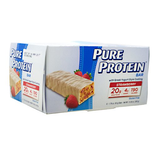 Product Cover Pure Prot Strwbry Ygurt C Size 6ct Pure Protein Strwbry Ygurt Bar 1.76z