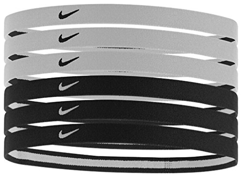 Product Cover Nike Swoosh Sport Headbands 6pk (One Size Fits Most, Black/White)