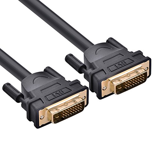 Product Cover UGREEN DVI-D 24+1 Dual Link Male to Male Digital Video Cable Gold Plated with Ferrite Core Support 2560x1600 for Gaming, DVD, Laptop, HDTV and Projector (10FT)