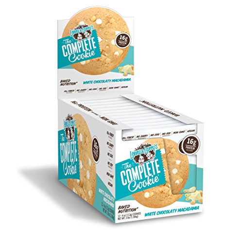 Product Cover Lenny & Larry's The Complete Cookie, White Chocolate Macadamia, 4 Ounce (Pack of 12)