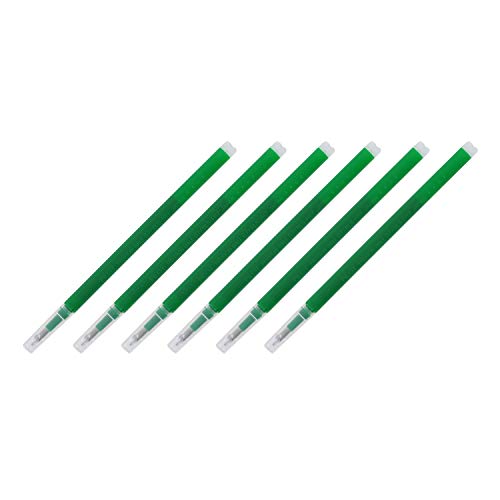 Product Cover Pilot FriXion Eraseable Gel Ink Pen Refills, Fine Point, Green Ink, Pack of 6