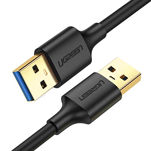 Product Cover UGREEN USB 3.0 A to A Cable Type A Male to Male Cable Cord for Data Transfer Hard Drive Enclosures, Printers, Modems, Cameras (6FT)