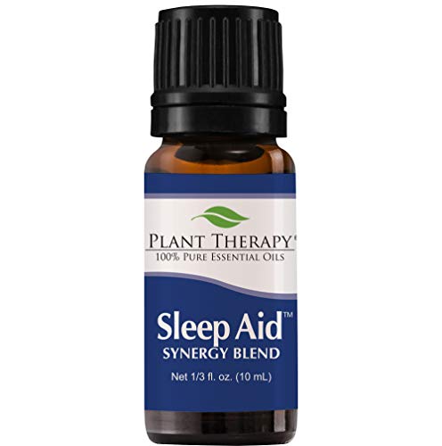 Product Cover Plant Therapy Essential Oil | Sleep Aid Synergy | Calming & Sleep Blend | 100% Pure, Undiluted, Natural Aromatherapy, Therapeutic Grade | 10 milliliter (⅓ ounce)