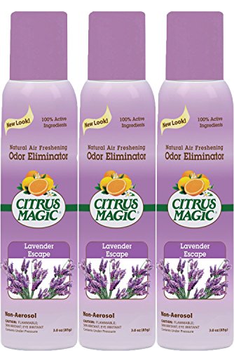 Product Cover Citrus Magic Natural Odor Eliminating Air Freshener Spray, 3.5-Ounce, Lavender Eucalyptus