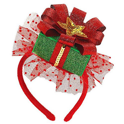 Product Cover Amscan Fun-Filled Christmas and Holiday Party Gift Fascinator (1 Piece), 8