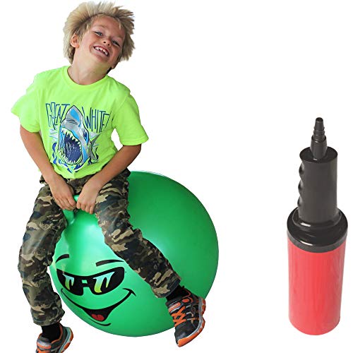 Product Cover WALIKI Hopper Ball for Kids 7-9 | Hippity Hop Ball | Jumping Hopping Ball | Therapy Ball | Green 20