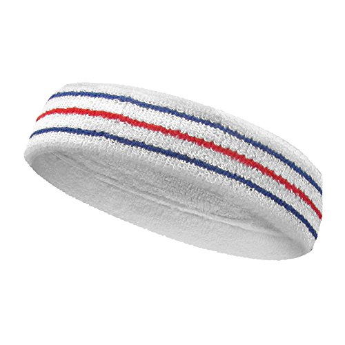 Product Cover COUVER Tennis Style Premium Quality Athletic Terry Head sweatband(1 Piece)