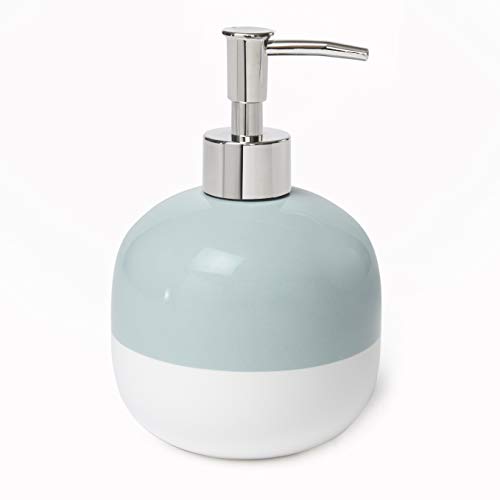 Product Cover Kate Spade New York Half Dot Bath Accessories Lotion Pump, Turquoise/White