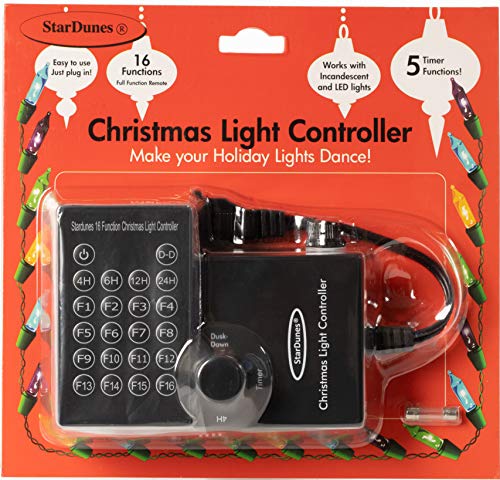Product Cover StarDunes Christmas Light Controller, 16 Flash/Fade Functions, 5 Timer Functions