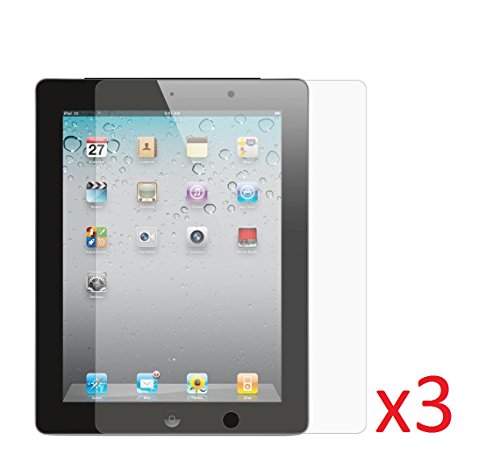 Product Cover eTECH Collection 3 Pack of Clear Screen Protector for iPad 2/3/4 -- Free Shipping From USA!!
