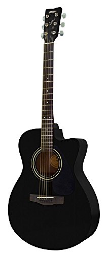 Product Cover Yamaha FS-100C, 6-String Acoustic Steel Guitar, Right Handed, Black, without Case